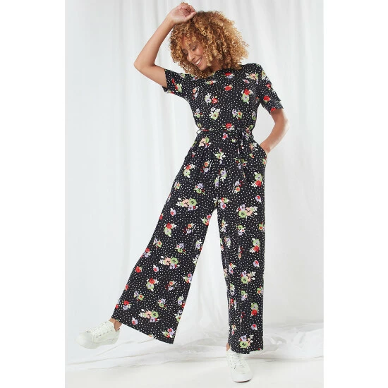 Joe Browns Black Joe's Must Have Printed Jumpsuit 1 Joe Browns Black Joe's Must Have Printed Jumpsuit