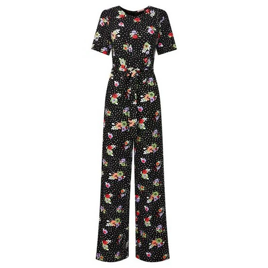 Joe Browns Black Joe's Must Have Printed Jumpsuit 5 Joe Browns Black Joe's Must Have Printed Jumpsuit - Image 5