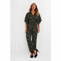 Joe Browns Black Estelle Printed Jumpsuit