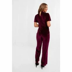 Joe Browns Red Greta Velour Jumpsuit 9 Joe Browns Red Greta Velour Jumpsuit -Joe Browns shop unnamed file 3804