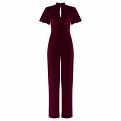 Joe Browns Red Greta Velour Jumpsuit 11 Joe Browns Red Greta Velour Jumpsuit -Joe Browns shop unnamed file 3806
