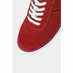 Joe Browns Red Restless Suede Trainers -Joe Browns shop unnamed file 4152
