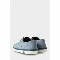 Joe Browns Blue Aligner Suede Brogue Pumps -Joe Browns shop unnamed file 4174