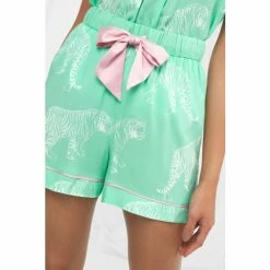 Joe Browns Green Boutique Tiger Print Pyjama Short -Joe Browns shop unnamed file 4230
