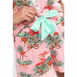Joe Browns Pink Boutique Tiger Print PJ Short -Joe Browns shop unnamed file 4249