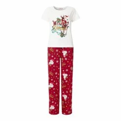 Joe Browns Red Festive Family Ladies PJ Set