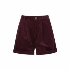 Joe Browns Red Cute Cord Shorts -Joe Browns shop unnamed file 4291