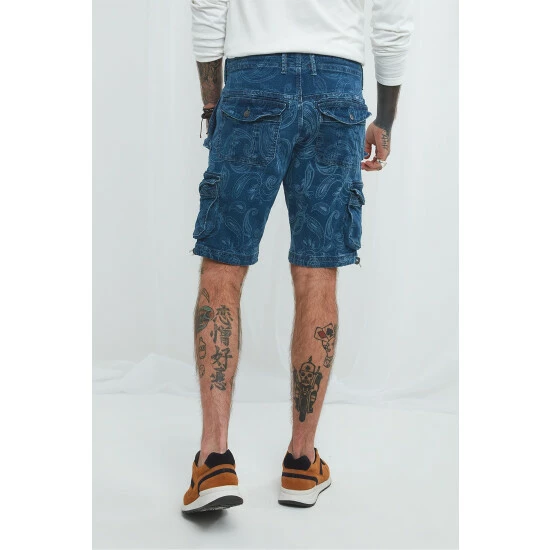 Joe Browns Blue Perfect Paisley Shorts 3 Joe Browns Blue Perfect Paisley Shorts - Image 3