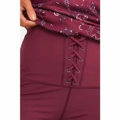 Joe Browns Purple Comfy Tie Front Leggings -Joe Browns shop unnamed file 4397