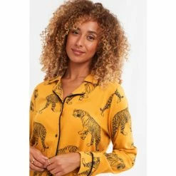 Joe Browns Yellow Captivating Tiger Boutique PJ Top -Joe Browns shop unnamed file 4421