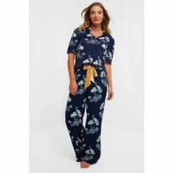 Joe Browns Blue Intriguing Crane Boutique PJ Top -Joe Browns shop unnamed file 4431