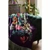Joe Browns Black Bold Floral Boutique Velvet Throw