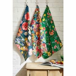 Joe Browns Multi Set Of 3 Vibrant Floral Tea Towels