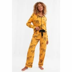 Joe Browns Yellow Captivating Tiger Boutique PJ Trouser
