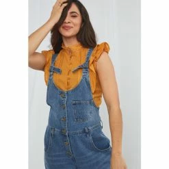 Joe Browns Blue Over Easy Dungarees -Joe Browns shop unnamed file 4715